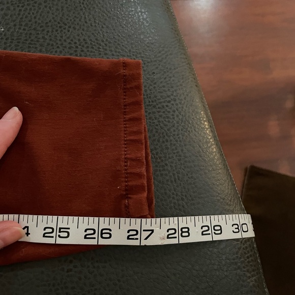 Sound Style Lucy Pull On legging pant petite small platinum stretch orange rust - Picture 15 of 16